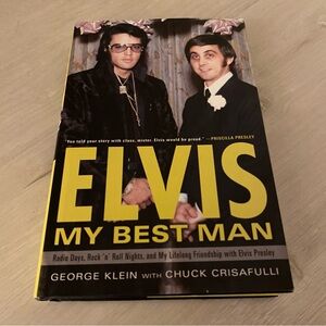 George Klein Elvis My Best Man Hardcover Elvis Memoir Collectible